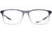 Nike 7125 Eyeglasses Full Rim Rectangle Shape