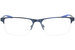 Nike 8045 Eyeglasses Men's Semi Rim Rectangle Shape