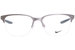 Nike 8049 Eyeglasses Men's Semi Rim Square Optical Frame