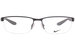 Nike 8172 Eyeglasses Frame Men's Semi Rim Rectangular