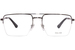 Police Quest-2 VPLG71 Eyeglasses Men's Semi Rim Square Shape