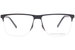 Porsche Design P8324 Eyeglasses Frame Men's Semi Rim Square