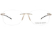 Porsche Design P8362 Eyeglasses Men's Rimless Rectangle Shape