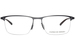 Porsche Design P8371 Eyeglasses Men's Semi Rim Rectangle Shape