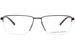 Porsche Design P8399 Eyeglasses Men's Semi Rim Rectangle Shape