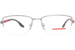 Prada Linea Rossa PS-51OV Eyeglasses Men's Semi Rim Pillow Shape