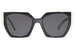 Prada PR 15WS Sunglasses Women's Rectangle Shape