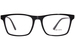 Prada PR-01WV Eyeglasses Men's Full Rim Rectangle Shape