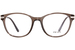 Prada PR 02WV Eyeglasses Men's Full Rim Round Shape
