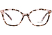 Prada PR 02ZV Eyeglasses Women's Full Rim Butterfly Shape