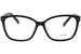 Prada PR 15ZV Eyeglasses Women's Full Rim Rectangle Shape