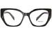 Prada PR 18WV Eyeglasses Women's Full Rim Cat Eye