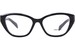 Prada PR 21ZV Eyeglasses Women's Full Rim Cat Eye