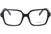 Prada PR A02V Eyeglasses Women's Full Rim Square Shape