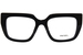 Prada PR A03V Eyeglasses Women's Full Rim Square Shape