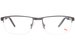 Puma PU0255O Eyeglasses Men's Semi Rim Rectangle Shape