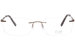 Pure Airlock Valor 204 Eyeglasses Rimless Rectangle Shape