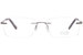 Pure Airlock Valor 204 Eyeglasses Rimless Rectangle Shape