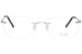 Pure Airlock Valor 204 Eyeglasses Rimless Rectangle Shape