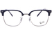 Ray Ban New Clubmaster RX7216 Eyeglasses Semi Rim Square Shape