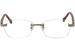 Roberto Cavalli Women's Eyeglasses Ste. Anne RC0763 0763 Rimless Optical Frame