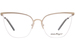 Salvatore Ferragamo SF2197 Eyeglasses Women's Semi Rim Cat Eye Optical Frame