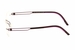 Silhouette Eyeglasses Titan Profile Chassis 5406 Rimless Optical Frame