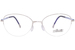 Silhouette Illusion 4560 Eyeglasses Semi Rim Cat Eye