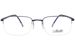 Silhouette Illusion Nylor 5560 Eyeglasses Semi Rim Square Shape