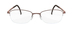 Silhouette Illusion-Nylor 4453 Eyeglasses Women's Semi Rim Rectangle Shape