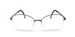 Silhouette Illusion-Nylor 4561 Eyeglasses Women's Semi Rim Butterfly Shape