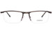 Starck SH2049 Eyeglasses Frame Men's Full Rim Rectangular