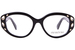 Swarovski SK2006 Eyeglasses Women's Full Rim Oval Shape