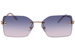 Tiffany & Co. TF3088 Sunglasses Women's Rimless Rectangle Shape