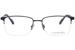 TitanFlex 827077 Eyeglasses Men's Semi Rim Oval Shape