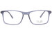 TLG Thin Light Glasses NU058 Titanium Eyeglasses Men's Full Rim Rectangle Shape