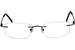 Tuscany Men's Eyeglasses Chassis Stainless Steel Rimless Optical Frame