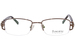 Tuscany Women's Eyeglasses 493 Half Rim Optical Frame