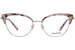 Vera Wang V568 Eyeglasses Women's Full Rim Cat Eye Optical Frame