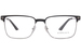 Versace 1276 Eyeglasses Men's Full Rim Rectangle Shape