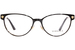 Versace 1277 Eyeglasses Women's Full Rim Cat Eye