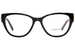 Versace 3281-B Eyeglasses Women's Full Rim Cat Eye Optical Frame