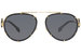 Versace VE2232 Sunglasses Women's Fashion Pilot w/Neck Strap