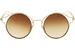 Yaaas! Women's 6642 Fashion Round Sunglasses