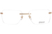 Zilli ZI60086 Eyeglasses Men's Rimless Rectangle Shape