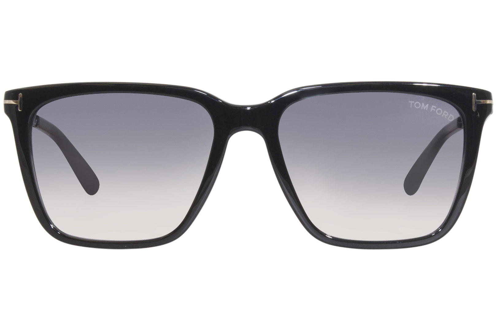 Tom Ford Garrett TF862 01B Sunglasses Men's Shiny Black/Smoke Gradient  54-17-145 