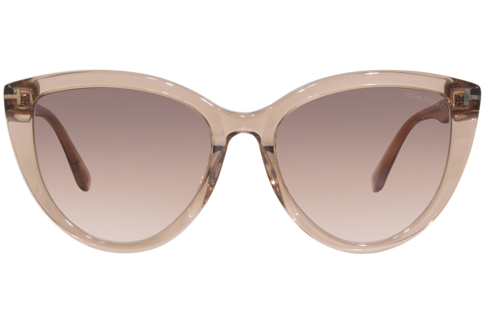 Tom Ford Isabella-02 TF915 45G Sunglasses Women's Shiny Brown Cat Eye  56-18-140 