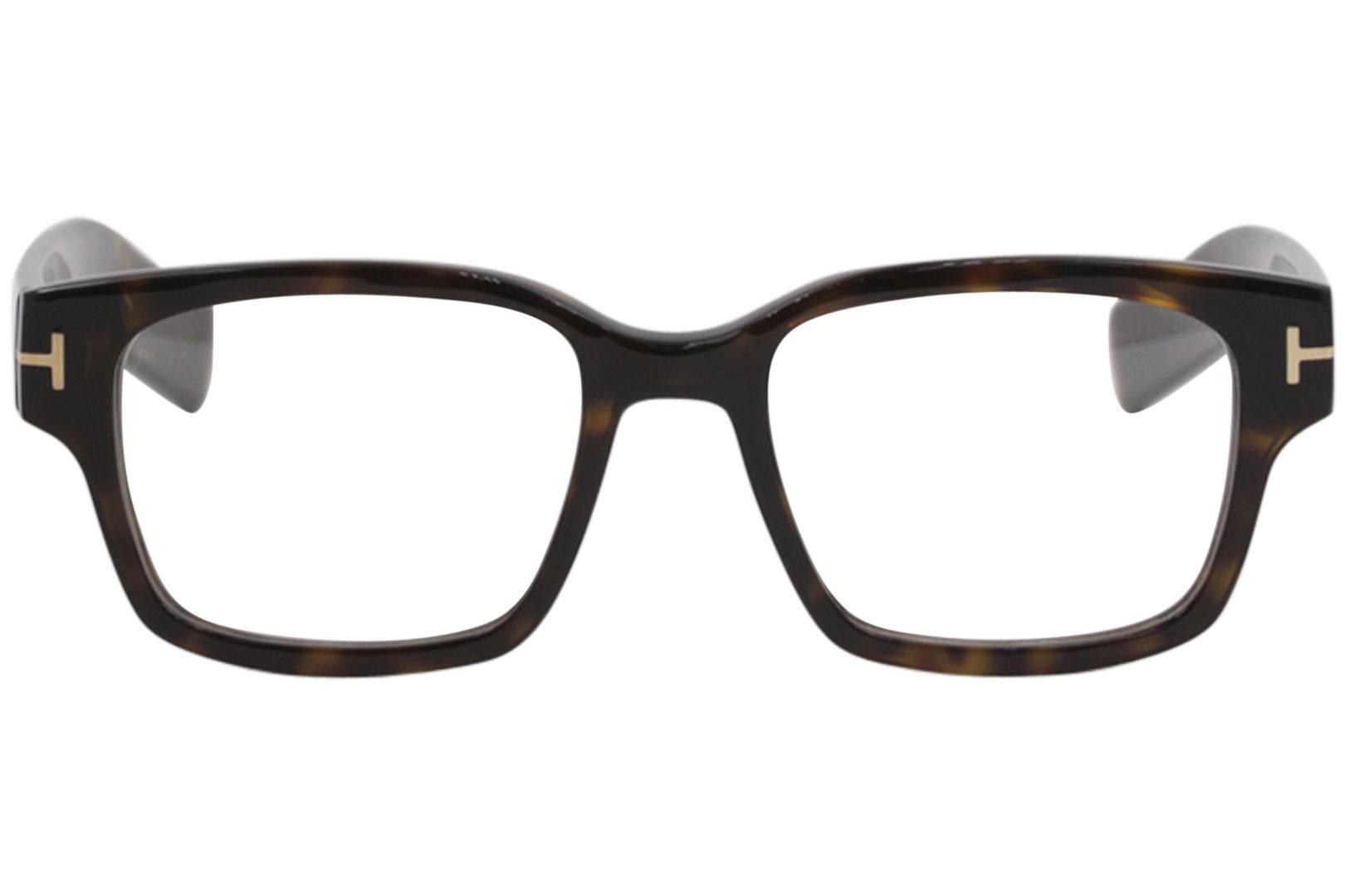 Tom Ford Men's Eyeglasses TF5527 TF/5527 001 Shiny Black Optical Frame 50mm  