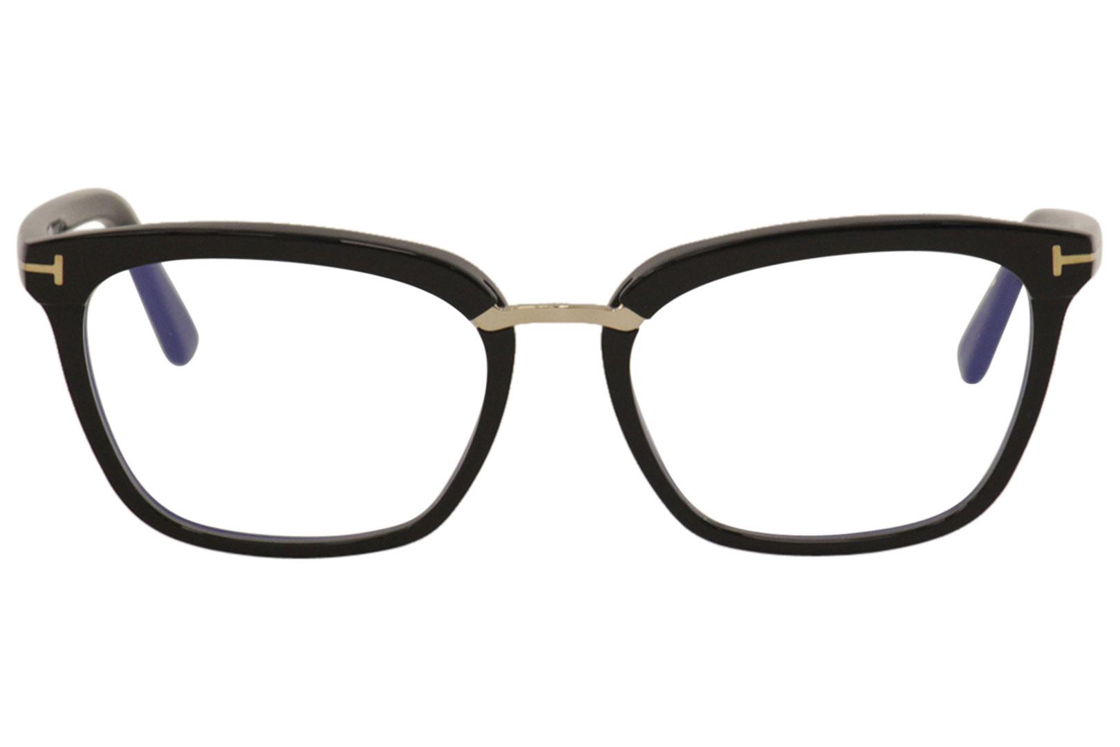 Tom Ford Eyeglasses TF5550-B TF/5550/B 001 Shiny Black Optical Frame 54mm |  