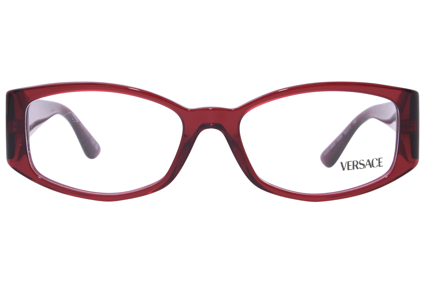 Versace VE3343 5430 Eyeglasses Women's Bordeaux Full Rim Oval Shape  54-17-145 | EyeSpecs.com